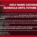Holy Name Cathedral Schedule Until Future Notice-v3